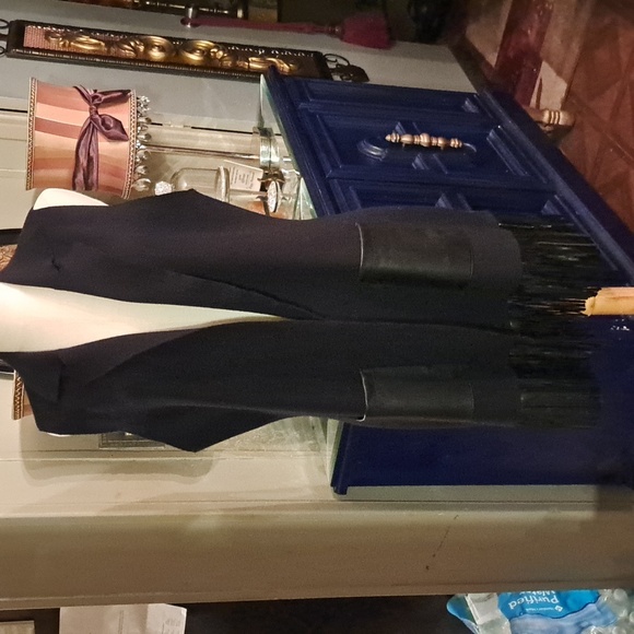 Oliver Bohemian vegan leather long vest - Picture 2 of 5